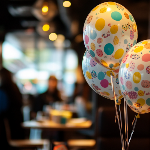 Bedruckte Luftballons zu Ostern für Restaurants